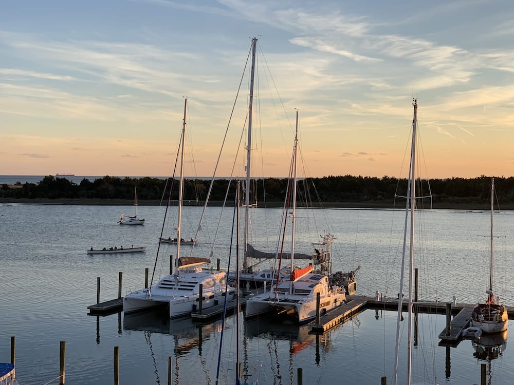 Dusk over Rachel Carson